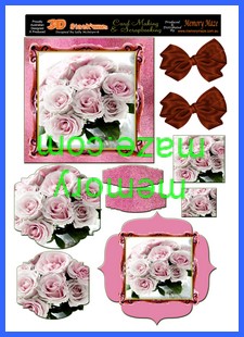 OCT 13 pink rose bunch